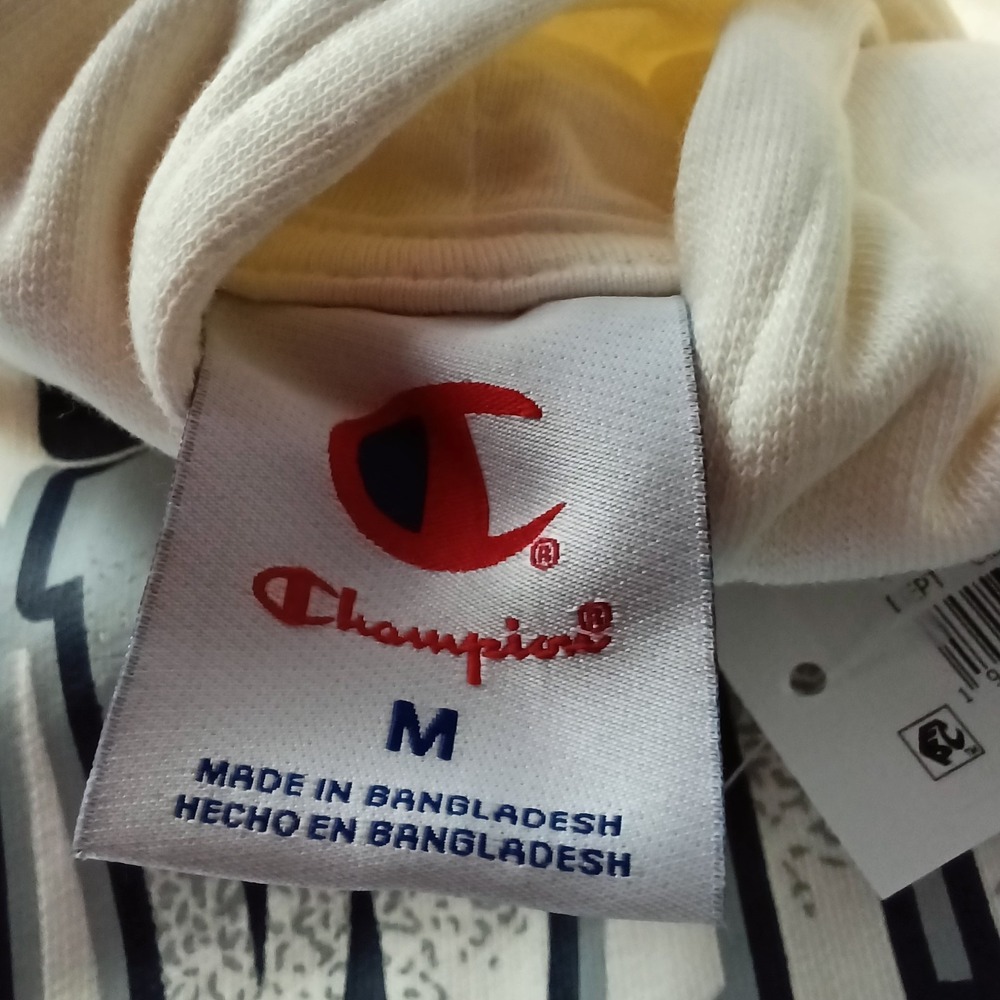 NWT Champion Dallas Cowboys Hoodie Cream Navy Official NFL Team Apparel Size M - Picture 4 of 8